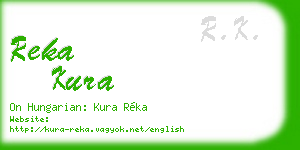 reka kura business card